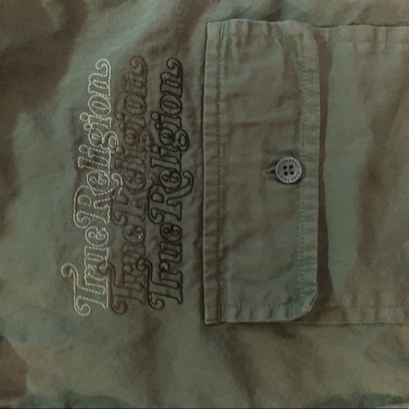 True Religion Short Sleeve button up - Picture 2 of 4